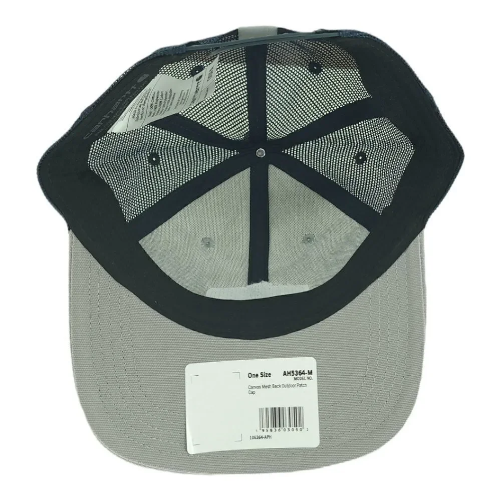 NWT Carhartt OS Canvas Mesh Back Outdoor Patch Adjustable Hat